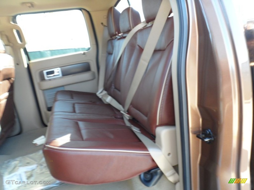 2012 F150 King Ranch SuperCrew 4x4 - Golden Bronze Metallic / King Ranch Chaparral Leather photo #23
