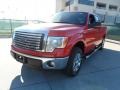 2012 Race Red Ford F150 XLT SuperCrew  photo #7