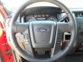 Steel Gray 2012 Ford F150 XLT SuperCrew Steering Wheel