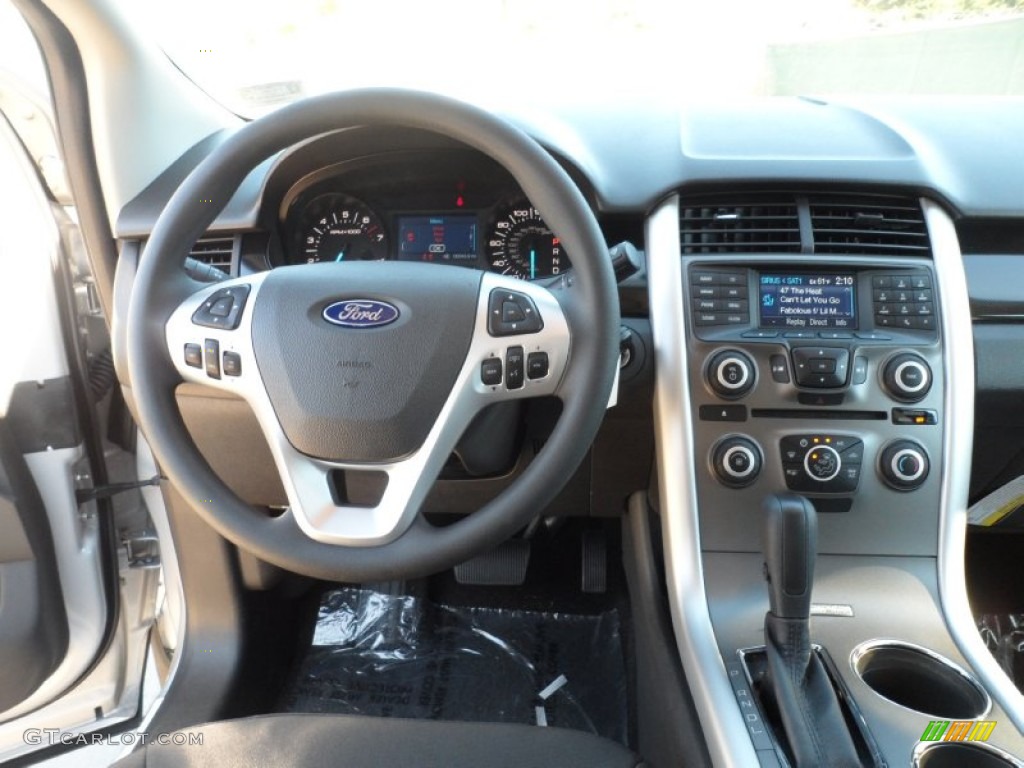 2012 Ford Edge SE EcoBoost Charcoal Black Dashboard Photo #59053088