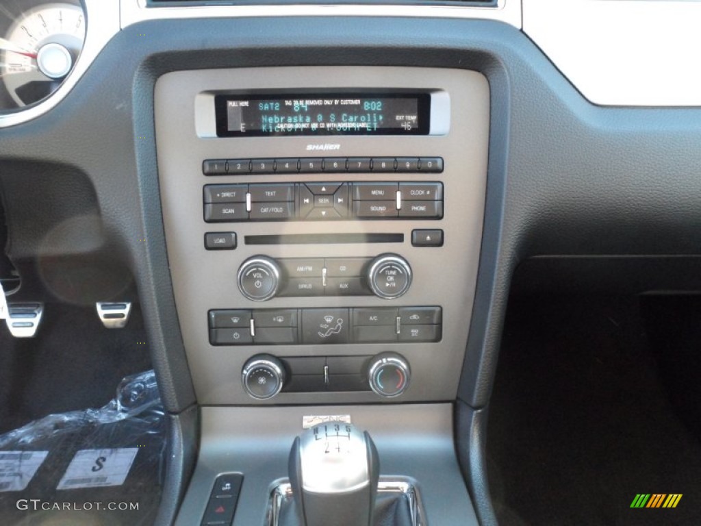 2012 Ford Mustang V6 Mustang Club of America Edition Coupe Controls Photo #59053321