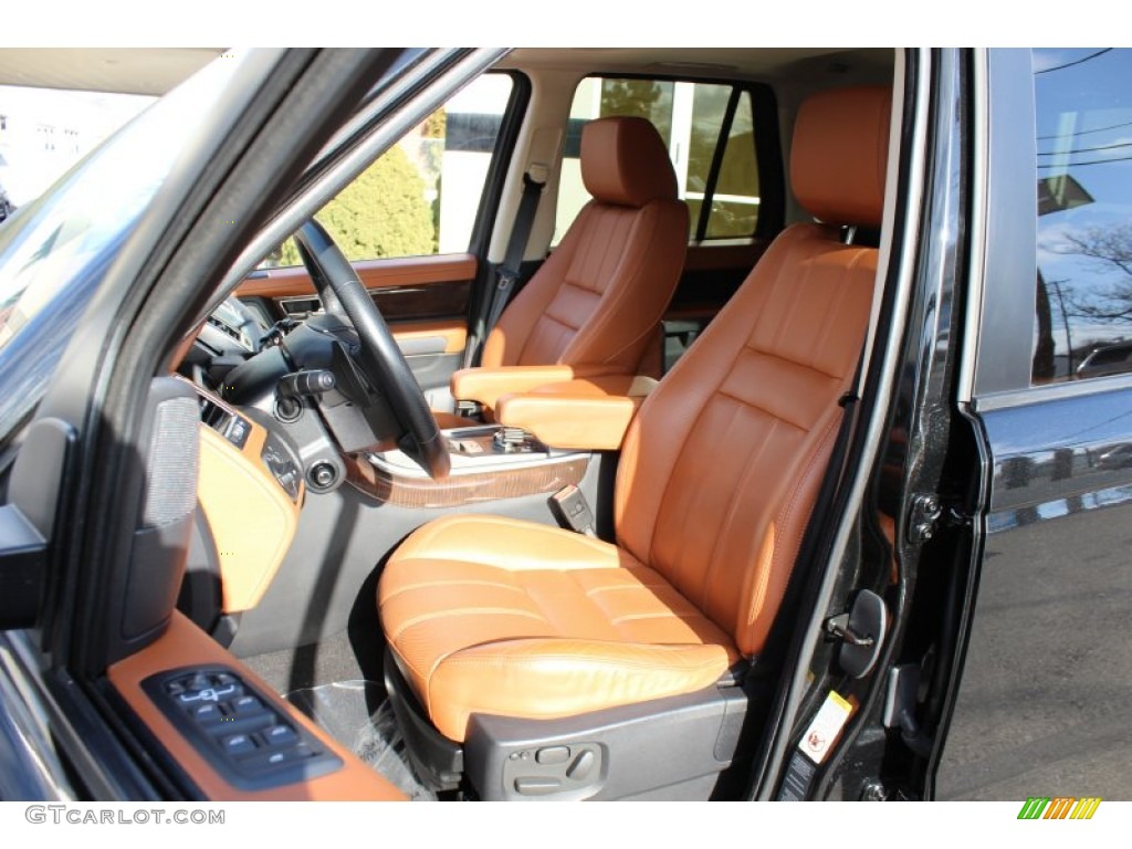 Premium Tan/Tan Stitching Interior 2010 Land Rover Range Rover Sport Supercharged Photo #59054951