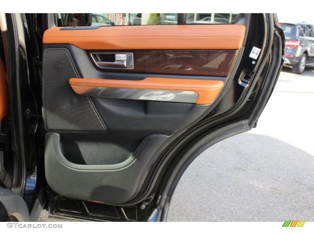 2010 Land Rover Range Rover Sport Supercharged Premium Tan/Tan Stitching Door Panel Photo #59055071