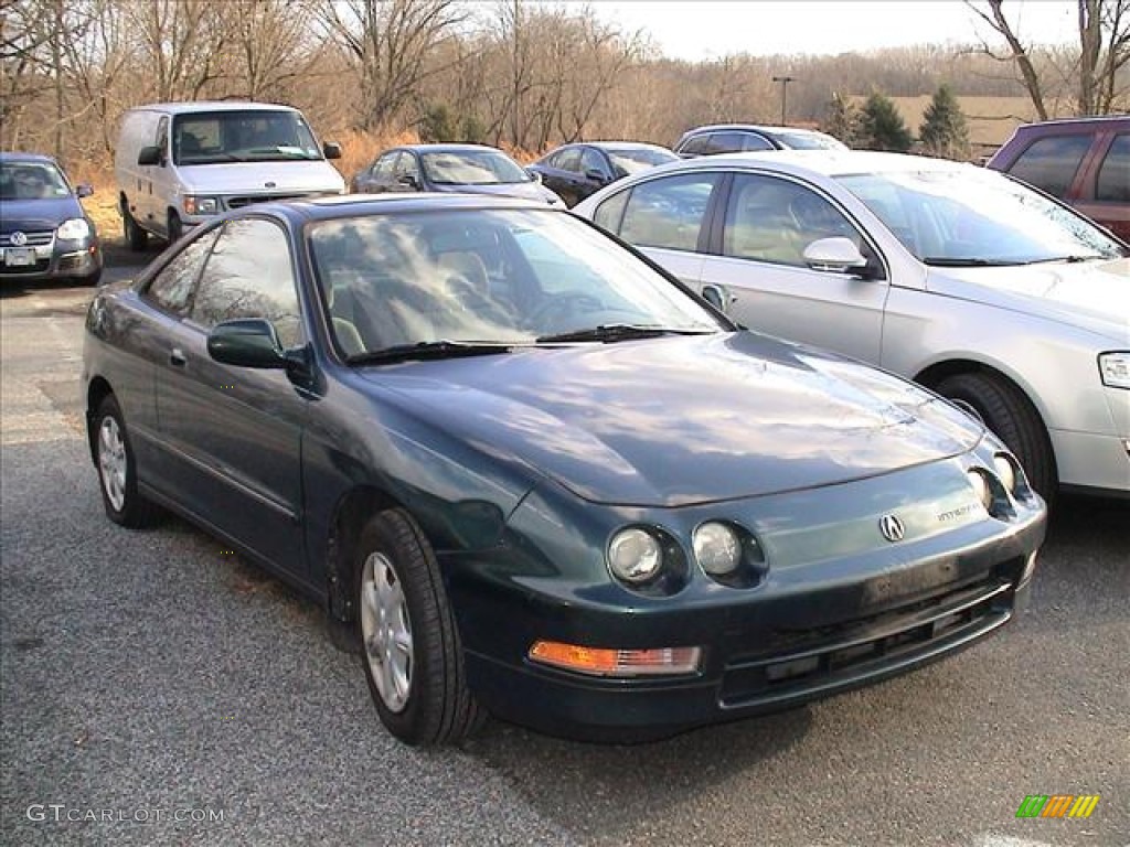 1996 Integra LS Coupe - Cypress Green Pearl Metallic / Gray photo #1