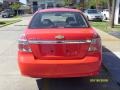 2008 Victory Red Chevrolet Aveo LS Sedan  photo #2