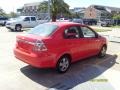 2008 Victory Red Chevrolet Aveo LS Sedan  photo #4