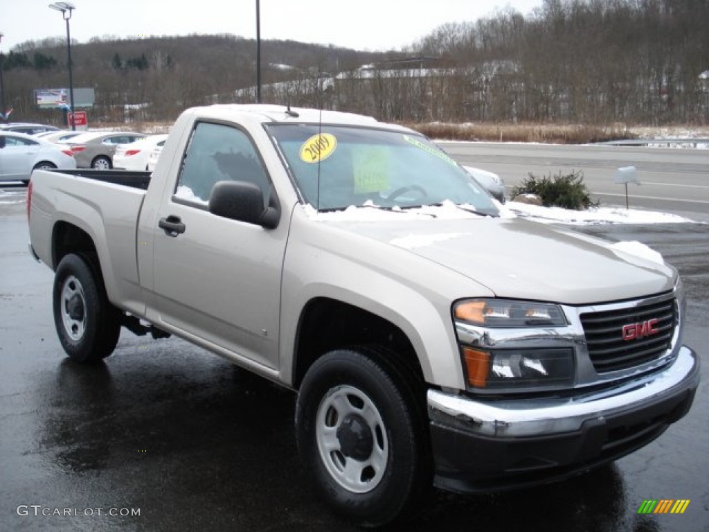 Silver Birch Metallic 2009 GMC Canyon SLE Regular Cab 4x4 Exterior Photo #59055809