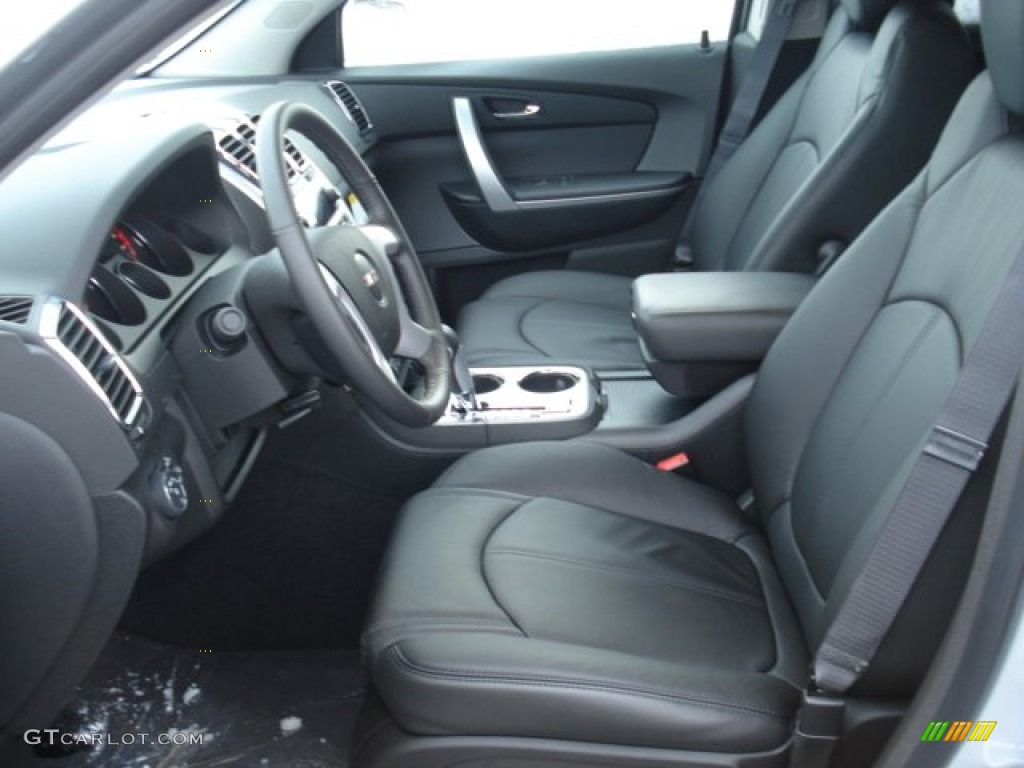 Ebony Interior 2012 GMC Acadia SLT AWD Photo #59056226
