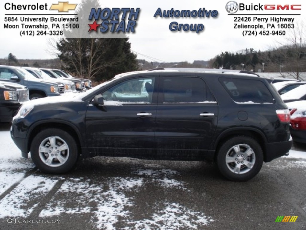 2012 Acadia SLE AWD - Carbon Black Metallic / Ebony photo #1