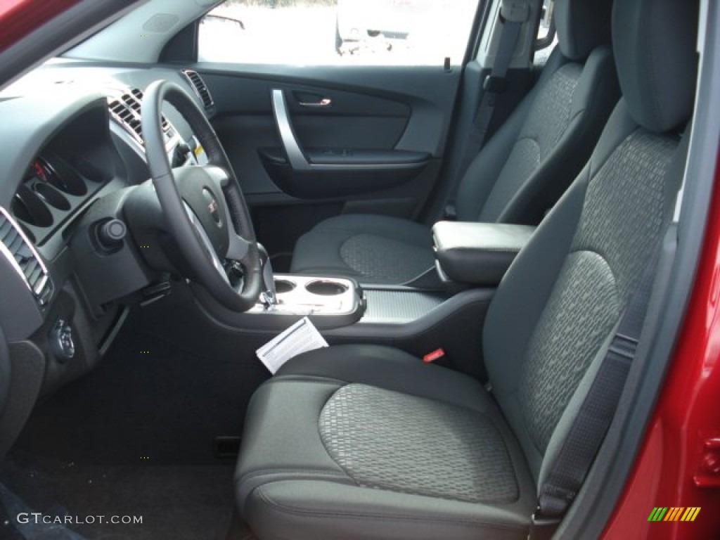 Ebony Interior 2012 GMC Acadia SLE AWD Photo #59057129