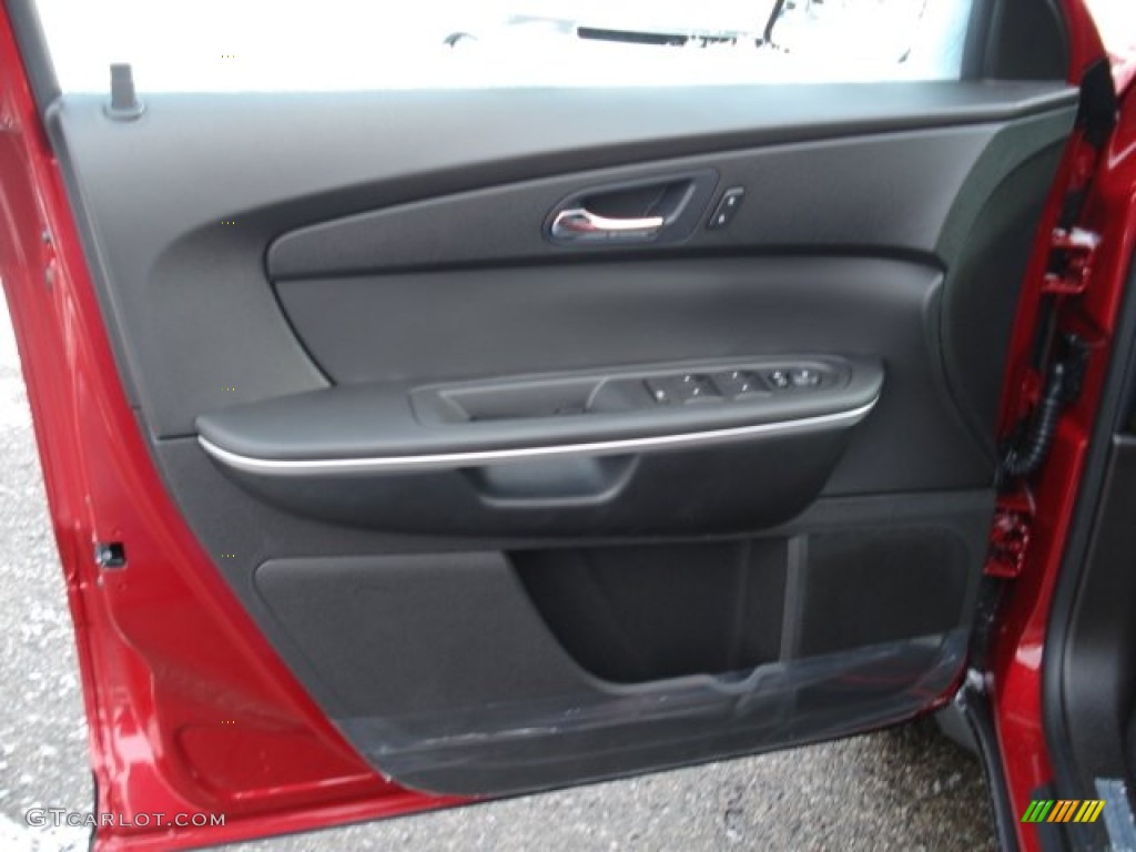 2012 GMC Acadia SLE AWD Ebony Door Panel Photo #59057138
