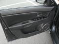 Black 2008 Mazda MAZDA3 s Grand Touring Sedan Door Panel