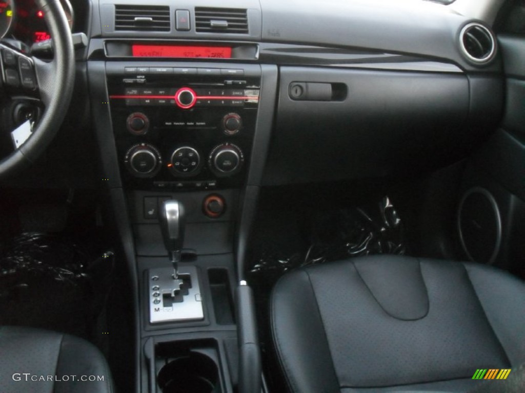 2008 Mazda MAZDA3 s Grand Touring Sedan Black Dashboard Photo #59058986