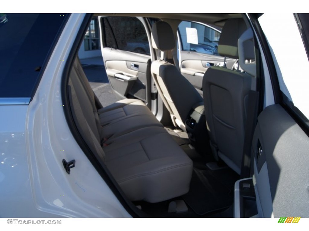 2012 Edge Limited EcoBoost - White Platinum Metallic Tri-Coat / Medium Light Stone photo #13
