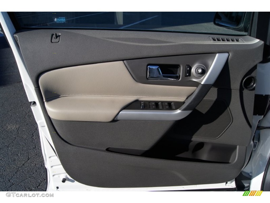2012 Edge Limited EcoBoost - White Platinum Metallic Tri-Coat / Medium Light Stone photo #20