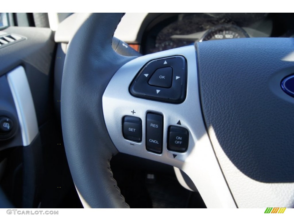 2012 Edge Limited EcoBoost - White Platinum Metallic Tri-Coat / Medium Light Stone photo #25