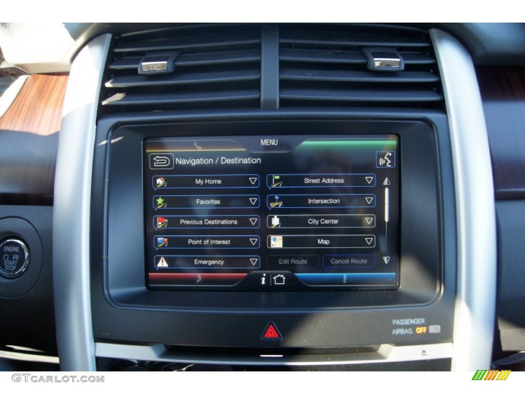 2012 Edge Limited EcoBoost - White Platinum Metallic Tri-Coat / Medium Light Stone photo #29