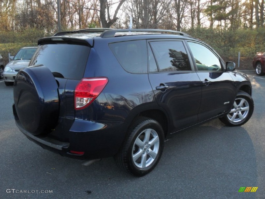 2007 RAV4 Limited - Nautical Blue Metallic / Ash Gray photo #4