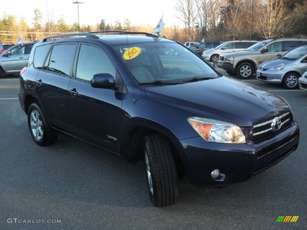 2007 RAV4 Limited - Nautical Blue Metallic / Ash Gray photo #5