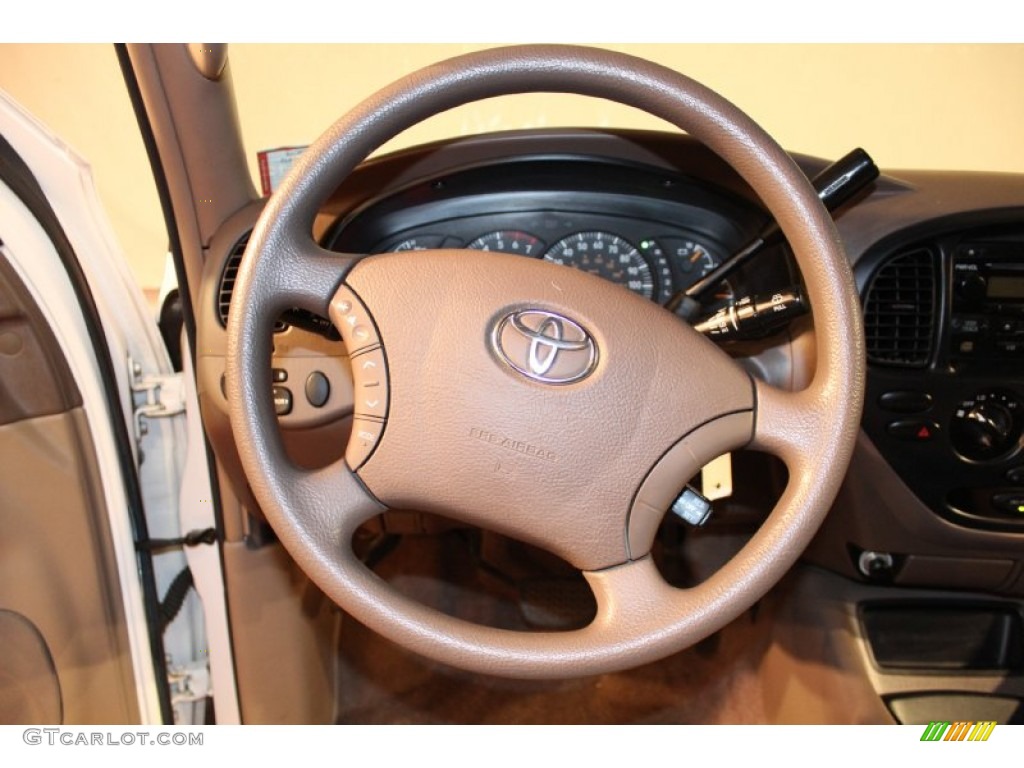 2004 Tundra SR5 TRD Double Cab 4x4 - Natural White / Oak photo #13