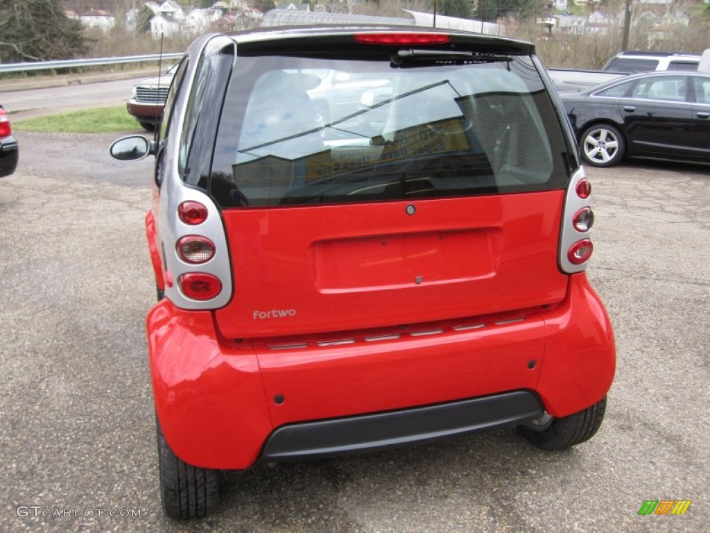 2005 fortwo Turbo Coupe - Phat Red / Dark Grey photo #9