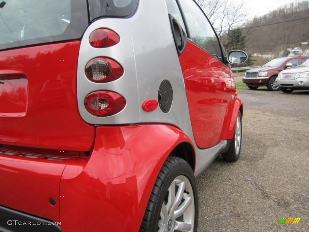 2005 fortwo Turbo Coupe - Phat Red / Dark Grey photo #20