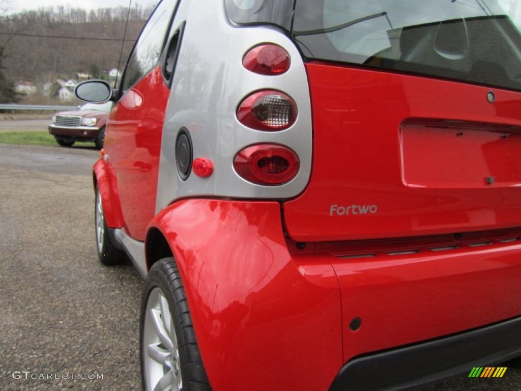 2005 fortwo Turbo Coupe - Phat Red / Dark Grey photo #21