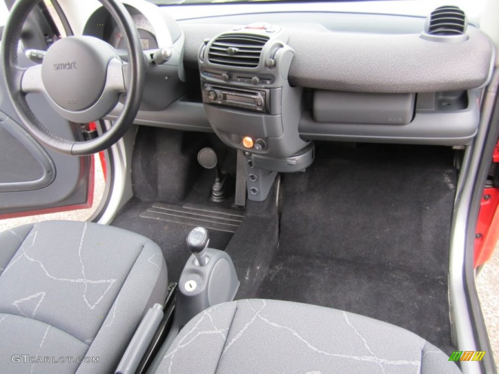 2005 Smart fortwo Turbo Coupe Dark Grey Dashboard Photo #59062897