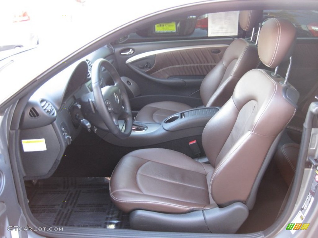 Tobacco Brown Interior 2009 Mercedes-Benz CLK 350 Grand Edition Coupe Photo #59063083