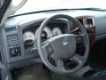 Medium Slate Gray 2005 Dodge Dakota SLT Club Cab 4x4 Steering Wheel