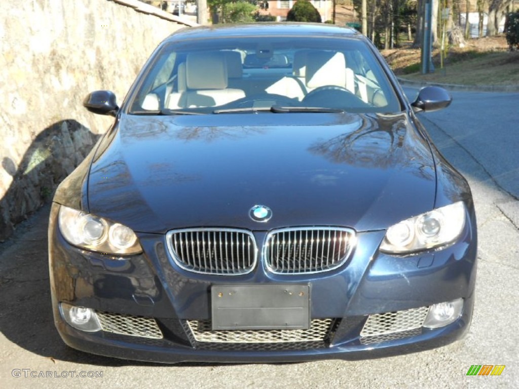 2008 3 Series 335i Convertible - Monaco Blue Metallic / Cream Beige photo #12