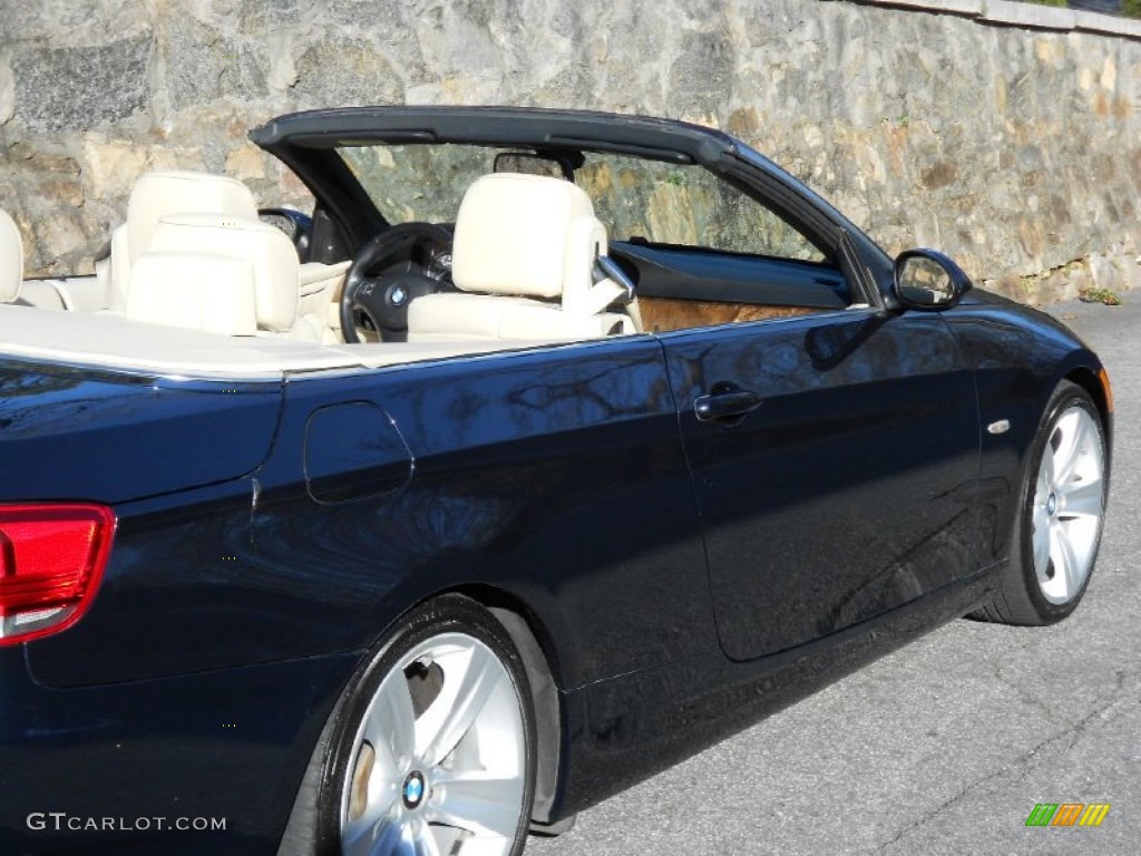 2008 3 Series 335i Convertible - Monaco Blue Metallic / Cream Beige photo #14