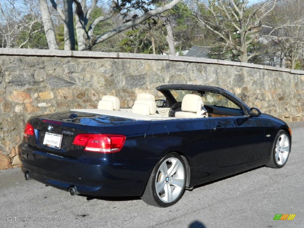 2008 3 Series 335i Convertible - Monaco Blue Metallic / Cream Beige photo #15