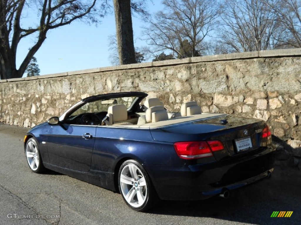2008 3 Series 335i Convertible - Monaco Blue Metallic / Cream Beige photo #16