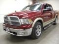 2011 Deep Cherry Red Crystal Pearl Dodge Ram 1500 Laramie Crew Cab 4x4  photo #1