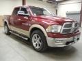 2011 Deep Cherry Red Crystal Pearl Dodge Ram 1500 Laramie Crew Cab 4x4  photo #7