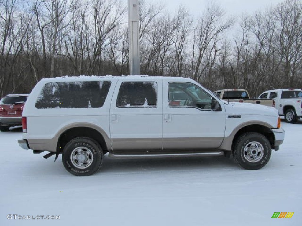 2000 Excursion Limited 4x4 - Oxford White / Medium Parchment photo #4