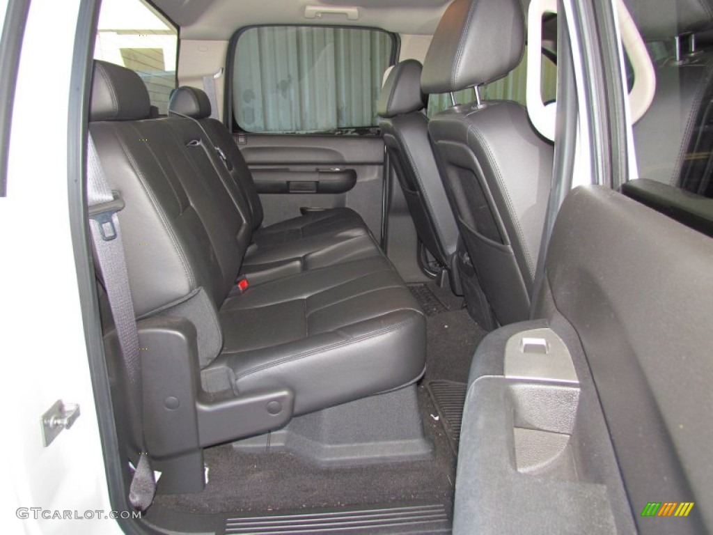 Ebony Interior 2009 Chevrolet Silverado 1500 Hybrid Crew Cab Photo #59067932