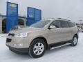 2012 Gold Mist Metallic Chevrolet Traverse LT AWD  photo #1