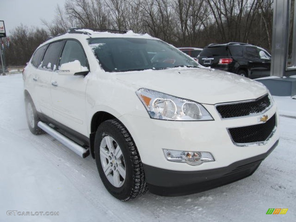 White 2012 Chevrolet Traverse LT AWD Exterior Photo #59068685