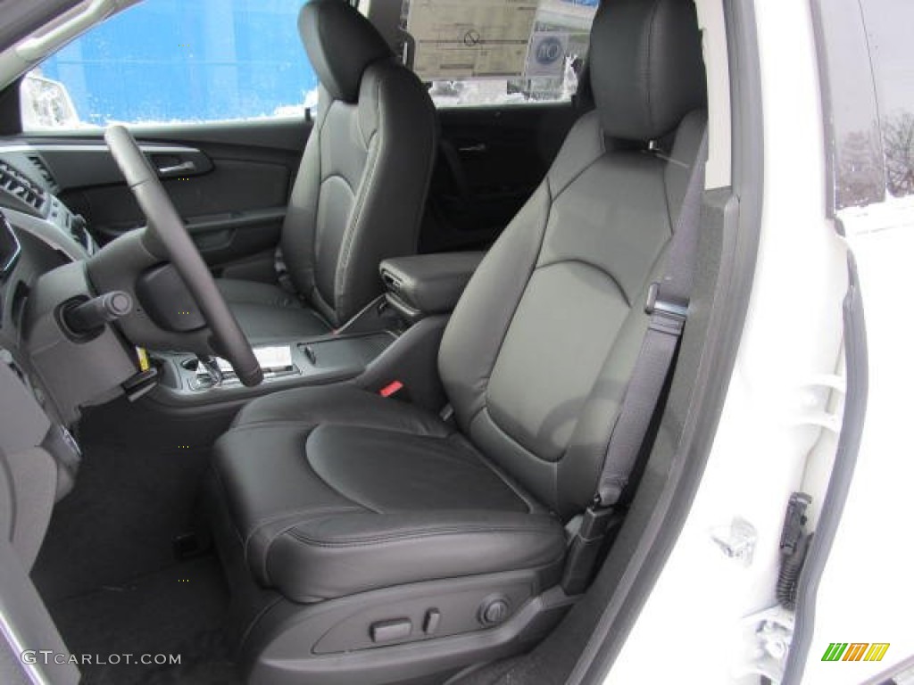 Ebony Interior 2012 Chevrolet Traverse LT AWD Photo #59068700