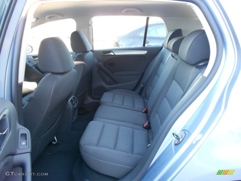 Titan Black Interior 2012 Volkswagen Golf 4 Door TDI Photo #59068736