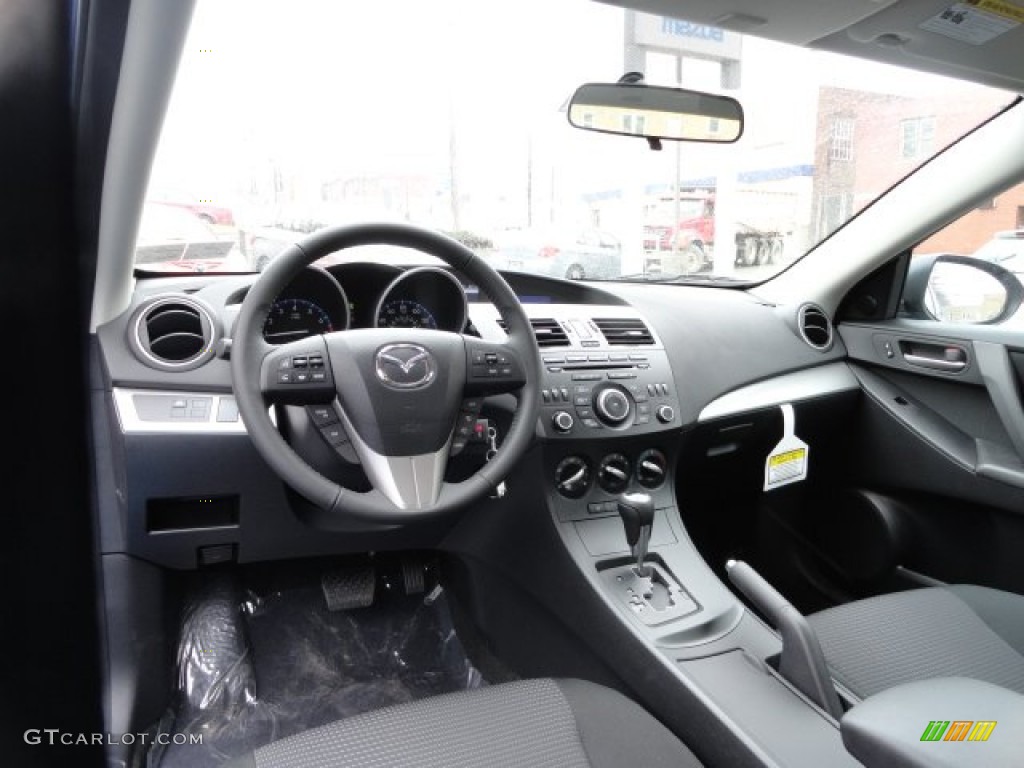 2012 Mazda MAZDA3 i Touring 4 Door Black Dashboard Photo #59069636