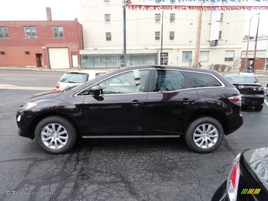 Black Cherry Mica 2012 Mazda CX-7 i Sport Exterior Photo #59069725