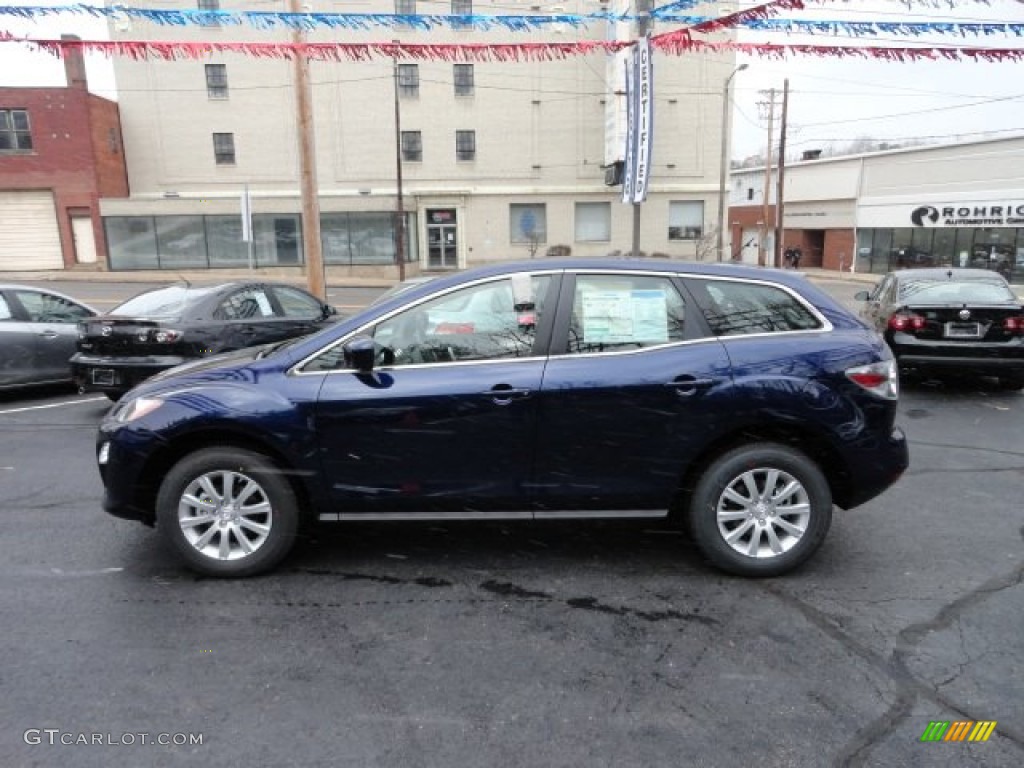 Stormy Blue Mica 2012 Mazda CX-7 i SV Exterior Photo #59069909