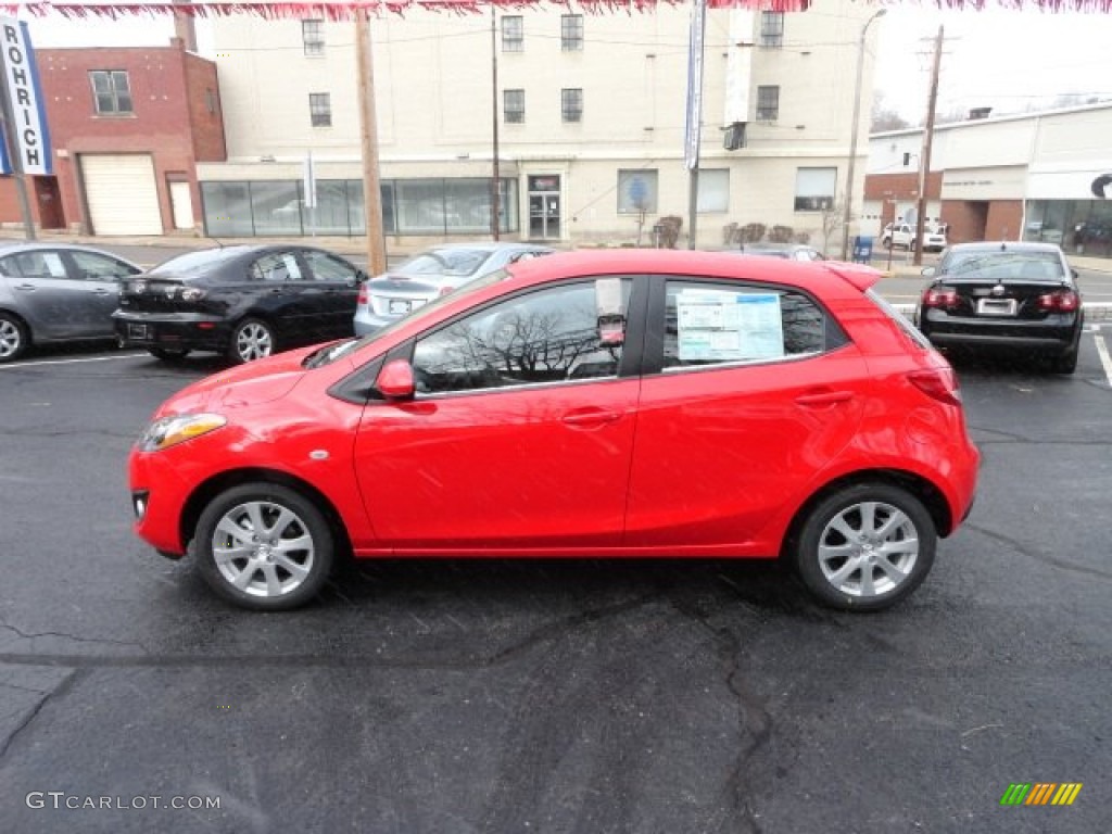 True Red 2012 Mazda MAZDA2 Touring Exterior Photo #59070254