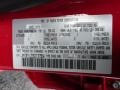 A4A: True Red 2012 Mazda MAZDA2 Touring Color Code