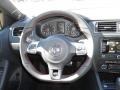 Titan Black 2012 Volkswagen Jetta GLI Autobahn Steering Wheel