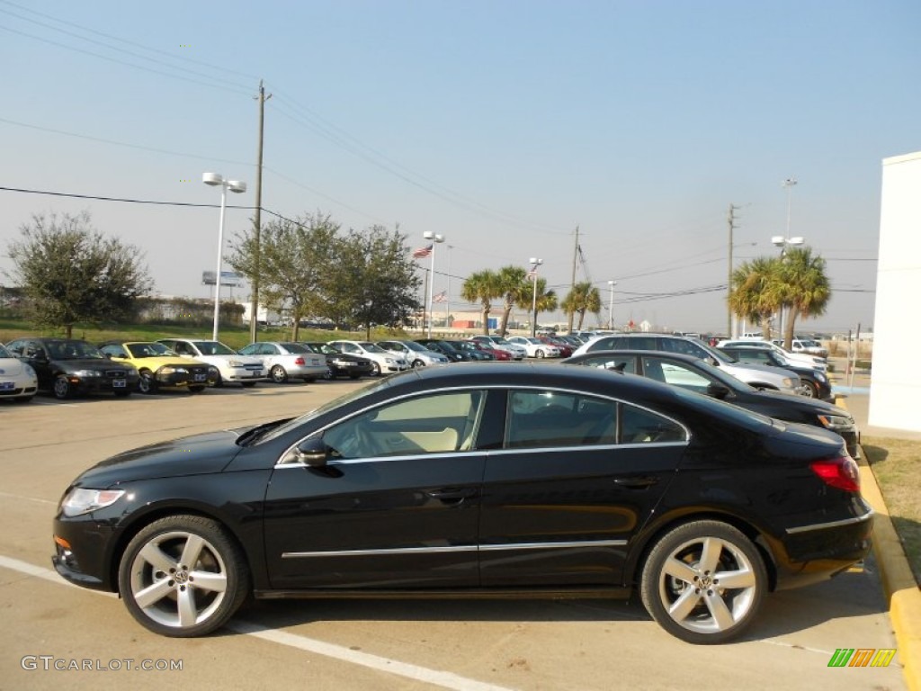 Deep Black Metallic 2012 Volkswagen CC Lux Plus Exterior Photo #59072339