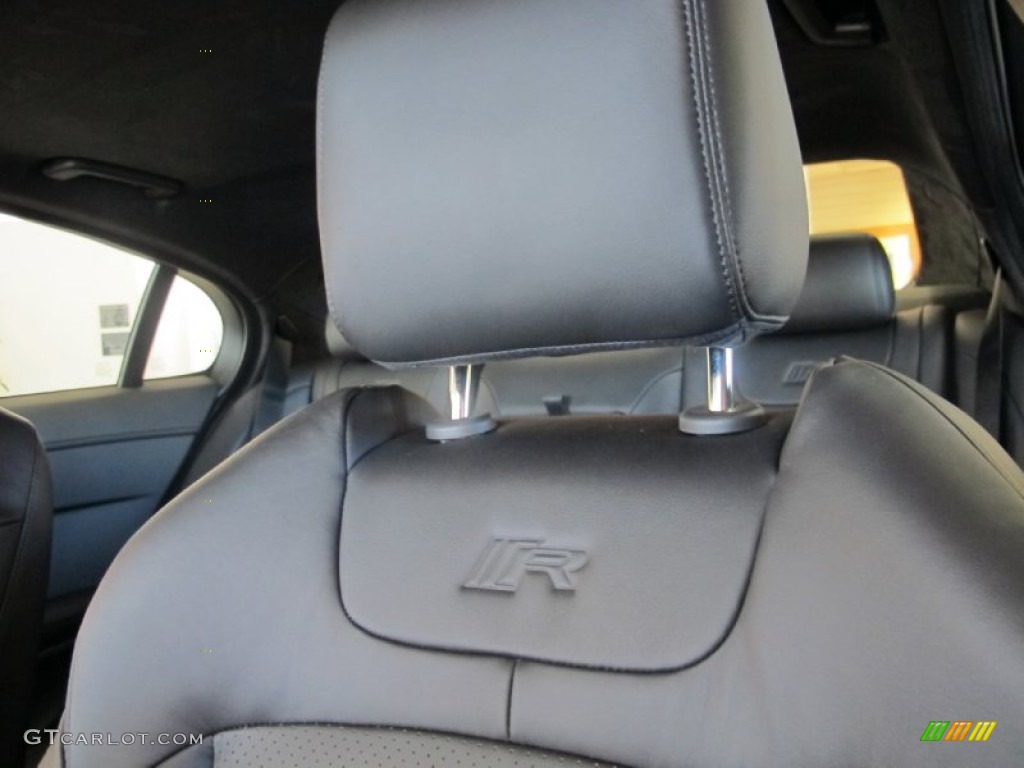 2012 XF XFR - Polaris White / Warm Charcoal/Warm Charcoal photo #7
